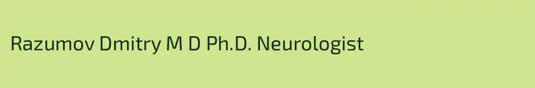 Razumov Dmitry M D Ph.D. Neurologist
